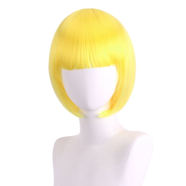 Zhuge Peluca natural para mujeres, fácil de usar, 1, amarilla