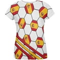 thumbnail image 1 of World Cup Spain Soccer Ball All Over Womens T Shirt Multi SM, 1 of 2