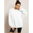 thumbnail image 3 of Womens Oversized Sweatshirts Pullover Hoodies Fleece Sweaters Long Sleeve With Pockets Winter Fall Outfits Y2k Clothes, 3 of 7