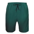 thumbnail image 3 of Fotbe Dark teal green Trajes de Baño Estampados para Hombre, Shorts de Verano de Secado Rápido, Ropa de Playa, Bañadores-X-Large, 3 of 6
