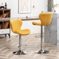 thumbnail image 2 of Gas-Lift Height Adjustment / Used in Dining Areas / Soft Velvet Upholstery Comfort, 2 of 7