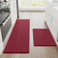 thumbnail image 1 of Alfombrillas de cocina StepRite, acolchadas, antifatiga, 2 unidades, rojas, 1 of 7