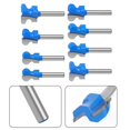 thumbnail image 5 of 6mm 1/4\" Double Finger Router Bits for Wood Milling Cutter Industrial Grade Bit, 5 of 8