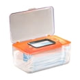 thumbnail image 1 of Dispensador de caja de almacenamiento, caja de pañuelos de escritorio, dispensador de toallas de papel emergente Abanopi Amarillo, 1 of 7