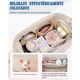 thumbnail image 2 of Cosmetiquera para Maquillaje,Cosmetiquera de Viaje,Bolsa para Maquillaje,Bolso Maquillaje de Viajar,Bolsa de Maquillaje,CosmetiqueraMaquillaje,Bolsas Cosmeticos,Bolsas Cosmetiqueras de Viaje(Rosa), 2 of 7