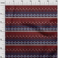 thumbnail image 2 of oneOone Polyester Lycra Fabric Geometric & Floral Block Printed Craft Fabric BTY 56 Inch Wide, 2 of 4
