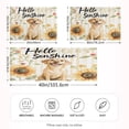 thumbnail image 4 of Dailycode Satin Pillow Case Standard Silk Pillow Cover for Hair and Skin Envelope Closure Hello Sunflower Dog 20"x26", 4 of 9