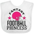 thumbnail image 3 of Inktastic Fantasy Football Princess Girls Baby Bib, 3 of 4
