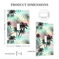thumbnail image 5 of Kll Tropical Summer Palm Wall Plate,Gloss Finish,Standard Size 1 - 5" X 3", Polycarbonate Thermoplastic,Electric Receptacle Plug Covers, 5 of 8