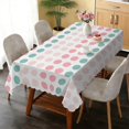 thumbnail image 6 of Rectangular Tablecloth 60x84 Inch – Waterproof Polyester Printed Table Cover, Wrinkle Resistant, Washable for Kitchen & Dining, Colorful Geometry Pattern, 6 of 6