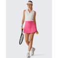 thumbnail image 7 of G4Free Drawstring Golf Skirts for Women - 15" Athletic Curved Hem Tennis Skort Casual Skorts Inner Shorts with Ball Pocket, 7 of 7