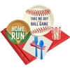 Baseball Time 16-Guest Party Pack