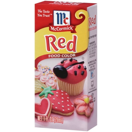 McCormick Red Food Coloring, 1 Fl oz - Best Extracts & Colorings McCormick Red Food Coloring, 1 Fl oz - Best Extracts & Colorings