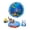 E-25.59 In, variant on Scratch Proof Water Mat for Cats, Cooling Heating Sensory Bed with Floating Fish, Ocean Pattern Aqua Toy, Pet Play Pad Indoor Kitten Accessories(Big-A)