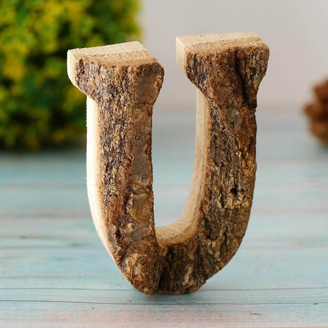 Handcraved Wooden Letters Door Numbers Alphabet Number Marquee Letter Letter Floating Adress Name U