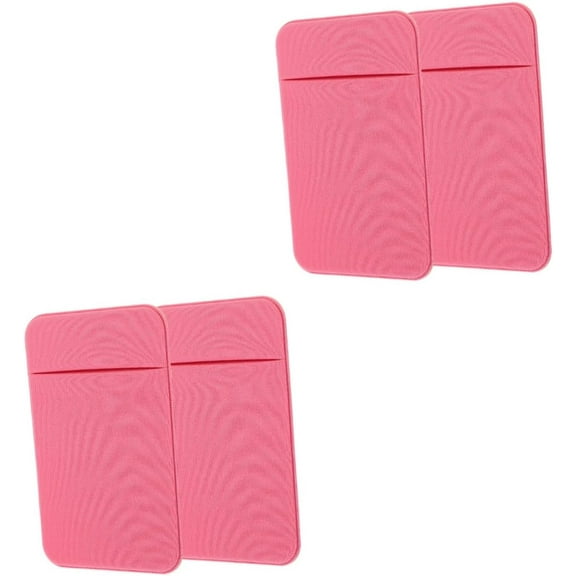 Sticker Wallet 4 pcs Mobile Phone Back Sticker Credit Pouches Cell Wallet Sleeve Cellphone Holder cortinas Smartphon
