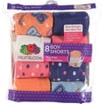 thumbnail image 2 of Fruit of the Loom Girls' Cotton Boyshort Underwear 8, 8 Pack - Fashion Assorted, 2 of 4