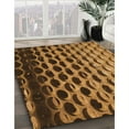 thumbnail image 3 of Ahgly Company Machine Washable Indoor Square Transitional Orange Area Rugs, 3' Square, 3 of 7