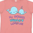 thumbnail image 4 of Inktastic My Nonni Whale-y Loves Me Boys or Girls Toddler T-Shirt, 4 of 5