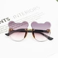 thumbnail image 1 of Encantadoras gafas de terre con oreja de gato, sin marco, para viajes en , decoración para , protección , lentes de resina, - Púrpura CUTICAT gafas de sol para niños, 1 of 8