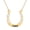 Gold, variant on Personalized Horseshoe Custom Engraved Name Necklace Minimalist Lucky Choker Jewelry For Women Men Horseback Riding Gift