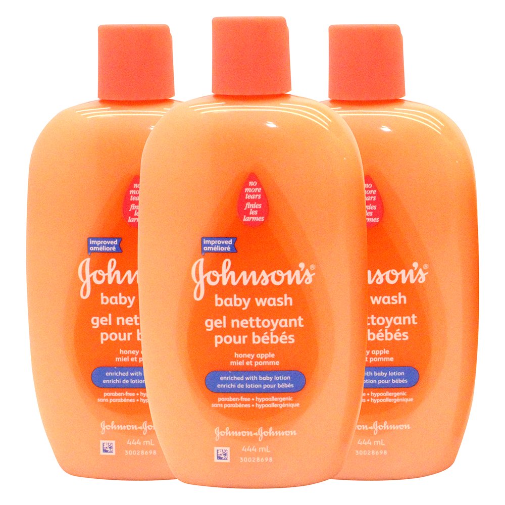 Johnson's Baby Bath Honey Apple Hypoallergenic Body Wash, 15 Fl. Oz