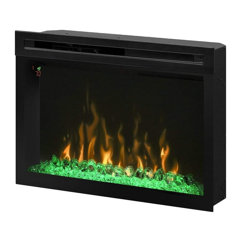 Dimplex Multi-Fire XD 33 inch Plug-In Electric Fireplace Insert with Glass  Embers - Black, PF3033HG - Walmart.com