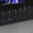 thumbnail image 4 of Gabinete DXT GAMING Titan X Media Torre con Display de Temperatura y Velocidad 4 Fan ARGB USB-C Negro CDXT600BK, 4 of 6