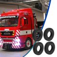 thumbnail image 3 of Neumáticos RC Juego 4 Uds Goma para Coche Tamiya Tractor Truck 1:14, 3 of 9