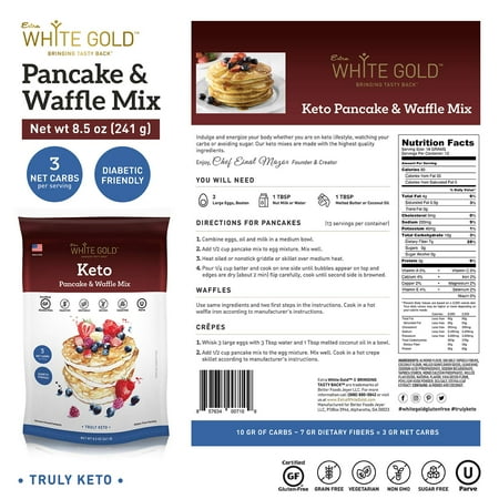 Extra White Gold Keto Pancake & Waffle Mix