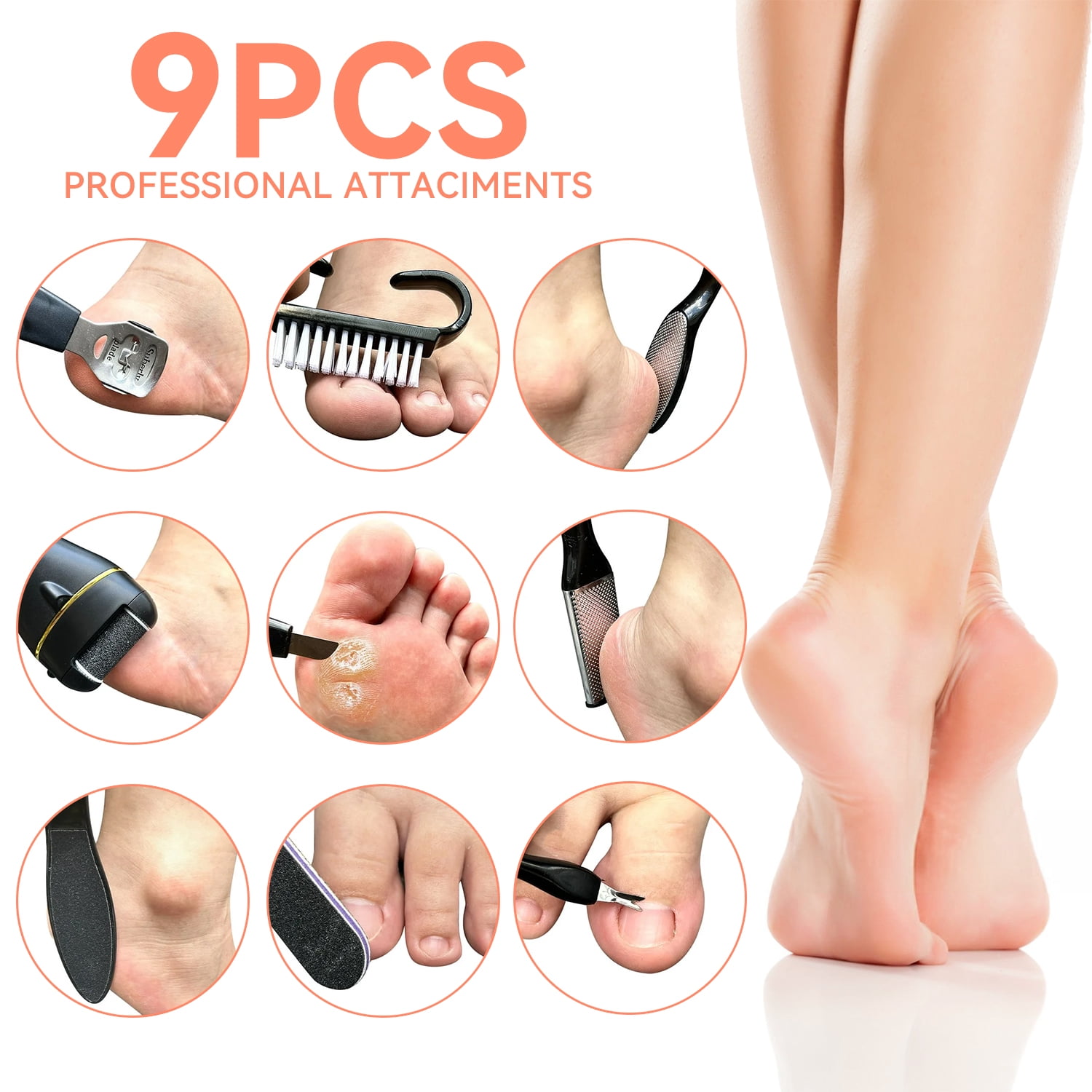 Electric Callus Remover for Feet, Portable Foot File Pedicure Tools