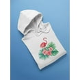 thumbnail image 3 of Tropical Flowers Flamingo Hoodie Women -SPIdeals Designs, Female 3X-Large, 3 of 4