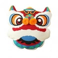 thumbnail image 2 of Tongina Chinese New Year Pillow Home Decoration Lion Lunar Asian Lucky Traditional Vintage Waist Cushion Holiday Throw 48x45cm blue, 2 of 10