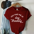 thumbnail image 2 of WREESH Womens Oktoberfest T-Shirts Cute Fashion Beer Printed Pullover Basic Round Neck Short Sleeve Tops Summer Casual Workout Shirts Wine B, 2 of 4