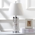 thumbnail image 6 of SAFAVIEH Diana 25 in. Clear Shell Table Lamp with White Polyester Shade, Set of 2, 6 of 7