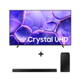 thumbnail image 1 of Pantalla 75'' Samsung Crystal U8000F 4K (2025) + Barra de sonido 2.1 Ch Subwoofer B-series HW-B450F (2025) Negro, 1 of 5