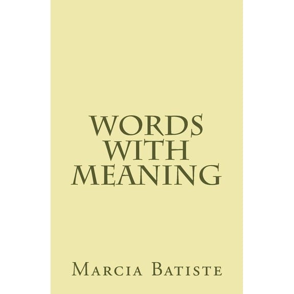 Words with Meaning, (Paperback)