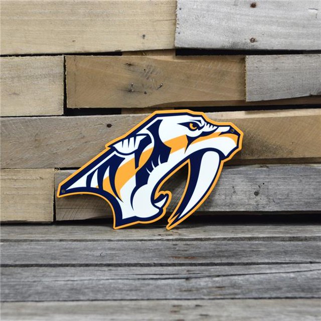 Authentic Street Signs 90215 Logo en Acier Nashville Predators de 12 Po