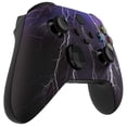 thumbnail image 5 of eXtremeRate Purple Thunder Storm Soft Touch Front Housing Shell Faceplate for Xbox Series X and Xbox Series S Controller Custom Accessories - Controller NOT Included, 5 of 8
