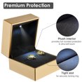 thumbnail image 5 of Yescom LED Ring Box Jewelry Wedding Engagement Proposal Lighted Pin Coin Case 4 Pack, 5 of 12