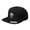 Black, variant on Snapback Hat for Men Flat Brim Hats Silver Alien Face Embroidery Embroidered Flat Bill Hat Acrylic Navy Design Only