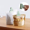thumbnail image 2 of 12 Pcs Food Bag Clips, Plastic Food Storage Clips, Durable Chip Bag Clips, Sealing Bag Clips, for Food and Snack Bag, 3 Specifications (Pink, Gray, Green), 2 of 5