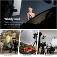 thumbnail image 4 of 43 Inch/110CM Light Reflector Diffuser 5 in 1 Collapsible Multi Disc with Bag-Translucent,Silver,Gold,White and Black for Lighting Outdoor, 4 of 5