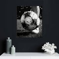 thumbnail image 4 of Nawypu Soccer Wall Art Sports Pictures Wall Decor Soccer Poster For Boys Room Soccer Painting Canvas Black and White Sports Canvas Wall Art Sport Theme Painting for Bedroom Office, 4 of 4
