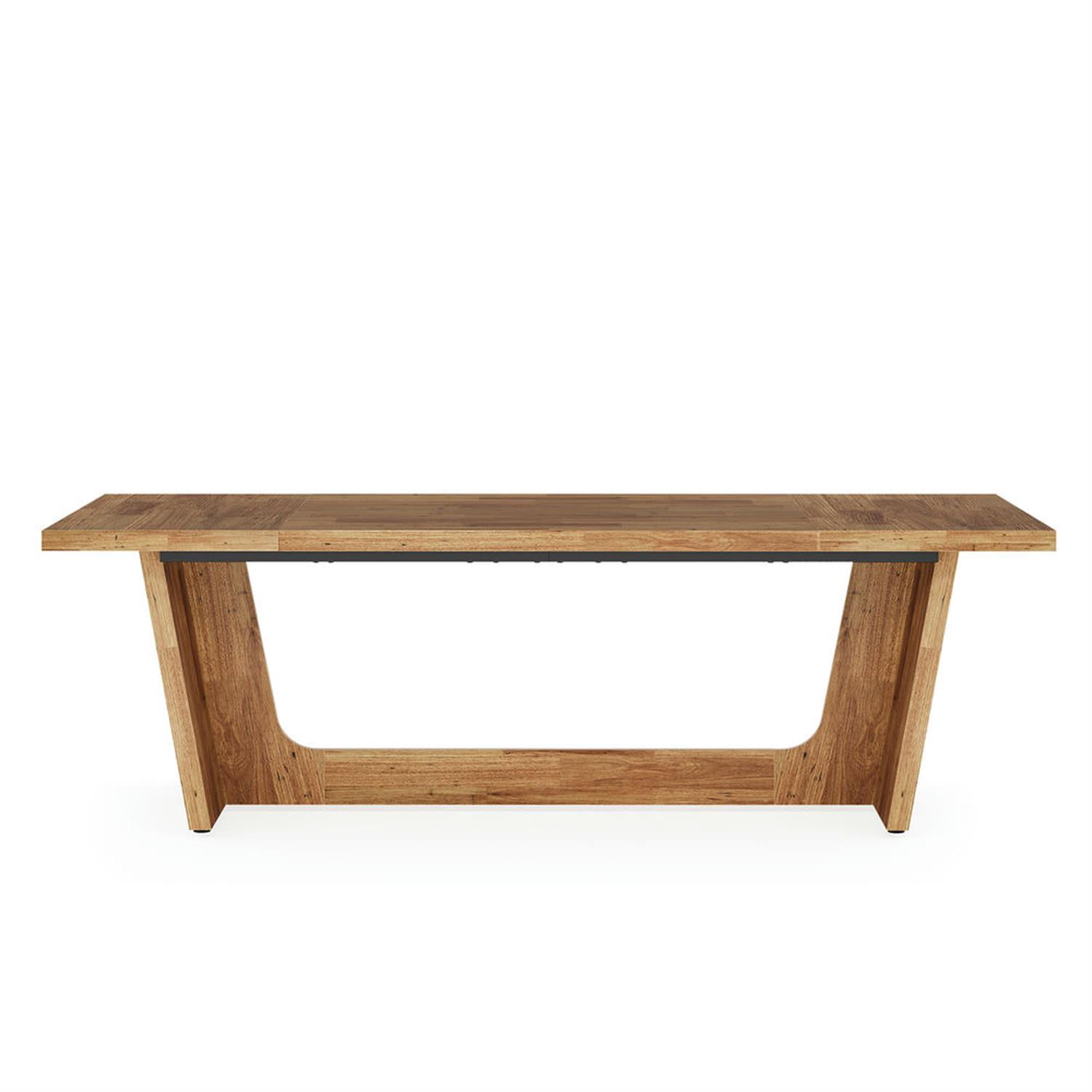 Demi Bonn 70" Wood Executive Computer Desk, Modern Duty Study Writing Gaming Table for Home Office, Walnut