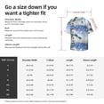 thumbnail image 5 of Kdxio Men'S Hawaiian Shirt For Men Short Sleeve Shirt Christmas Snowman In The Snow Summer Casual Holiday Beach Button Down T-Shirts, 5 of 5