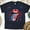 Navy, variant on Party in the USA Shirt – Funny Patriotic Lips Graphic Tee, White, Size S