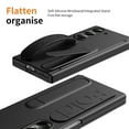 thumbnail image 2 of ELEHOLD Case for Samsung Galaxy Z Fold 6, Anti-Drop Slim Case with S Pen Holder & Kickstand & Strap,Black, 2 of 7