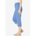 thumbnail image 3 of Woman Within Plus Size The Hassle-Free Soft Knit Capri, 3 of 3