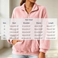 thumbnail image 3 of NominalSnug Fuzzy Fleece Sweatshirts for Women 1/4 Zip up Long Sleeve Top Loose Fit Warm Pullover Jackets with Pocket, 3 of 7
